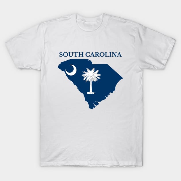 South Carolina Map Flag South Carolina TShirt TeePublic